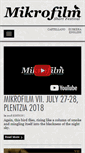 Mobile Screenshot of mikrofilmfestival.com